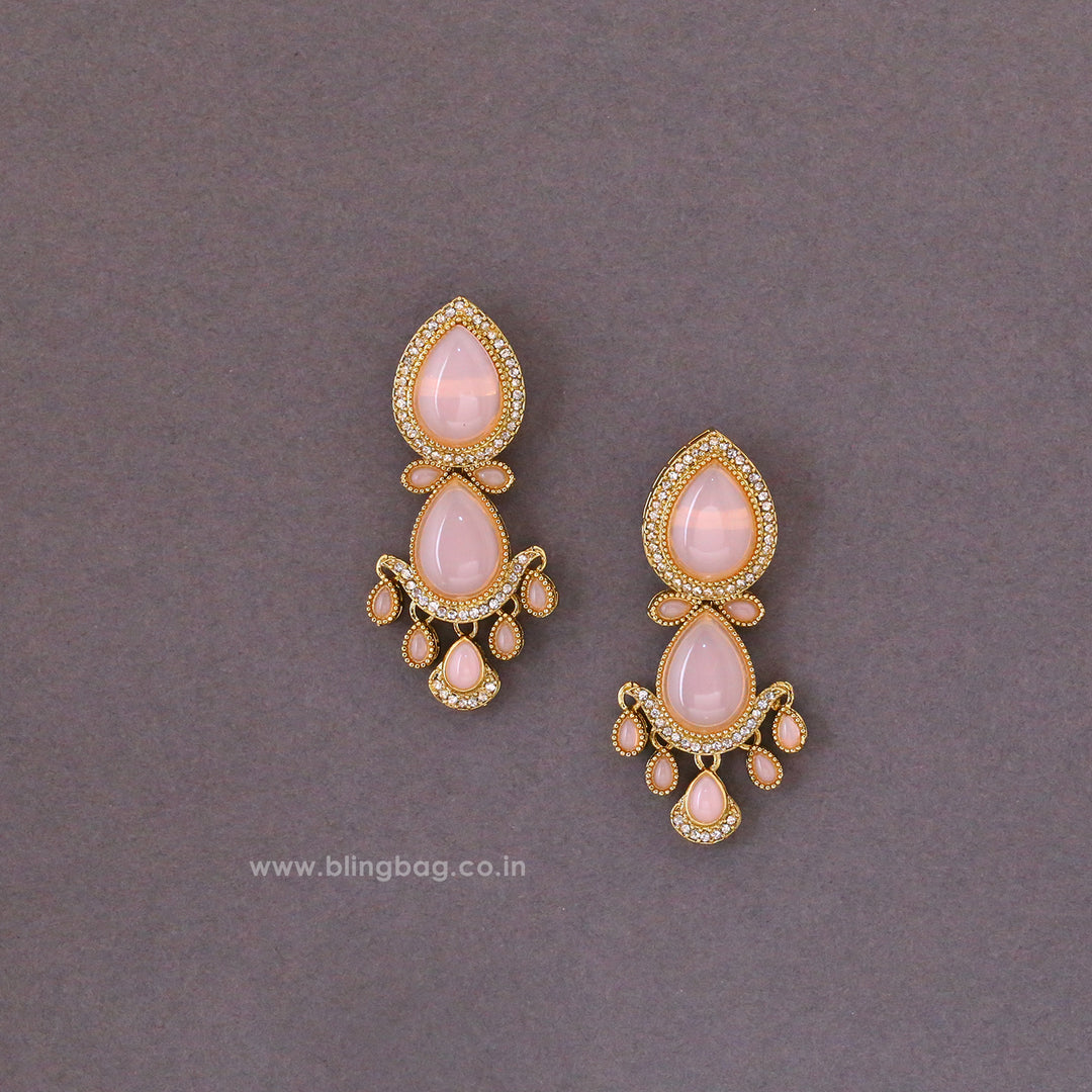 Blush Khyaati Danglers