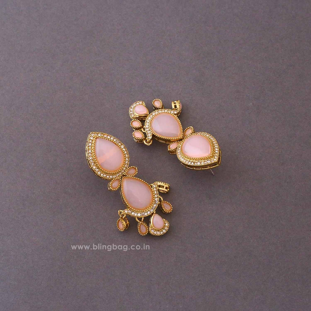 Blush Khyaati Danglers