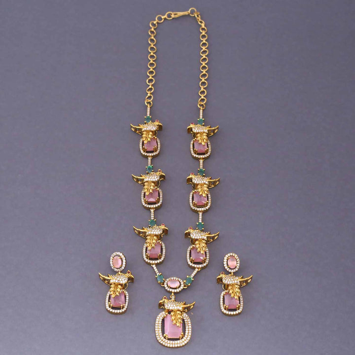 Blush Krida Victorian Jewellery Set - New Arrival