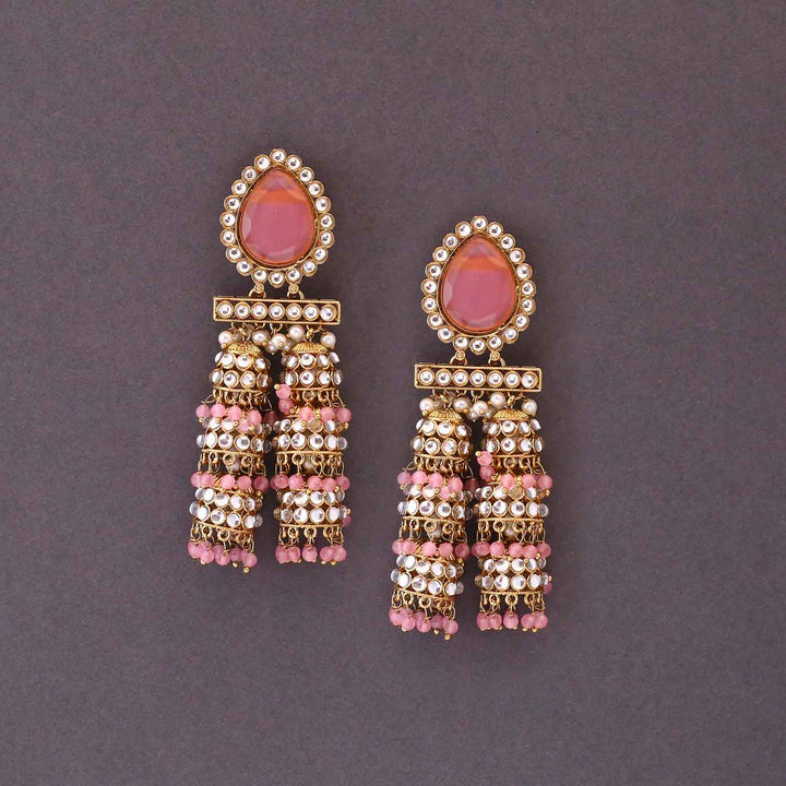 Blush Kristie Jhumkis