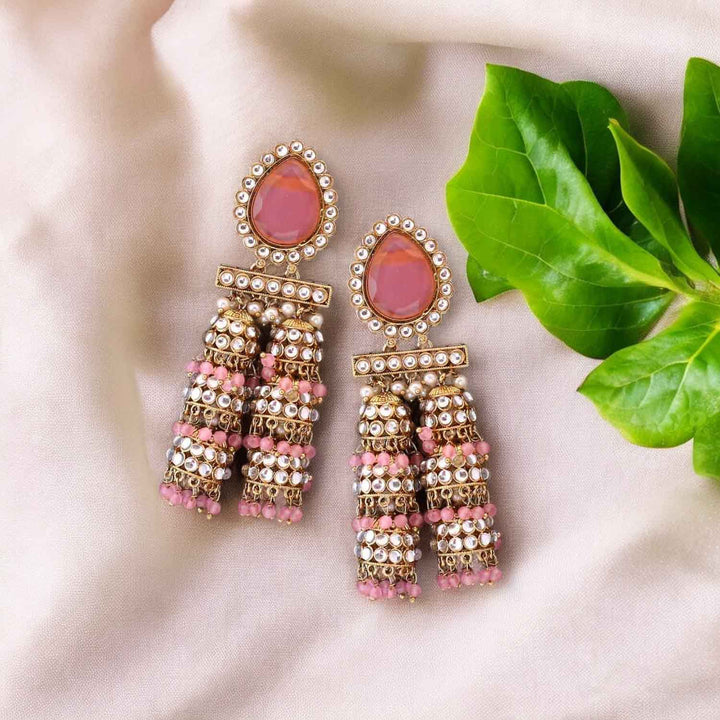 Blush Kristie Jhumkis