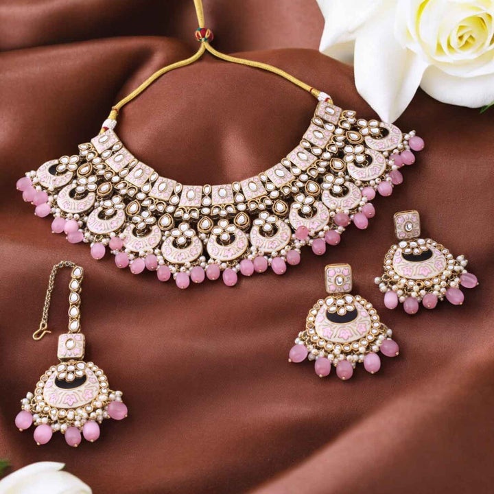 Blush Maniaa Kundan Jewellery Set