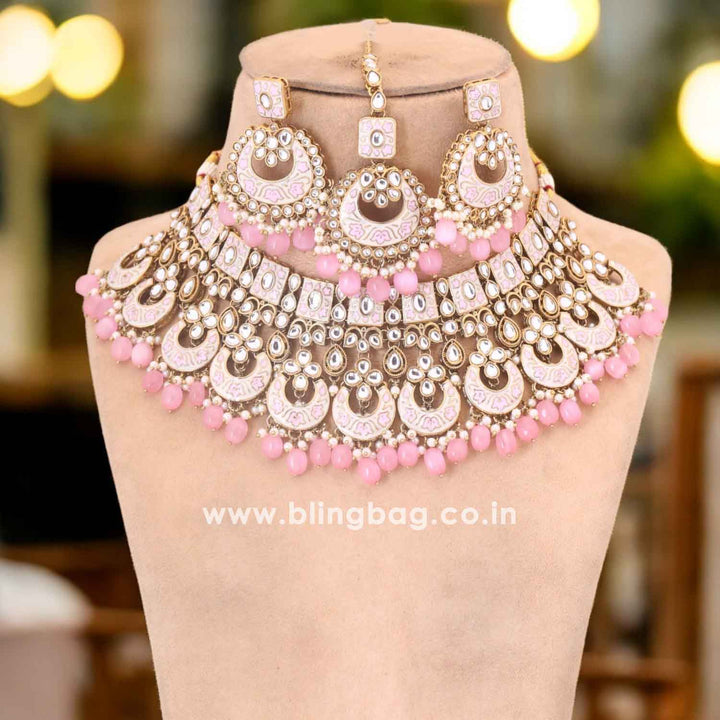 Blush Maniaa Kundan Jewellery Set