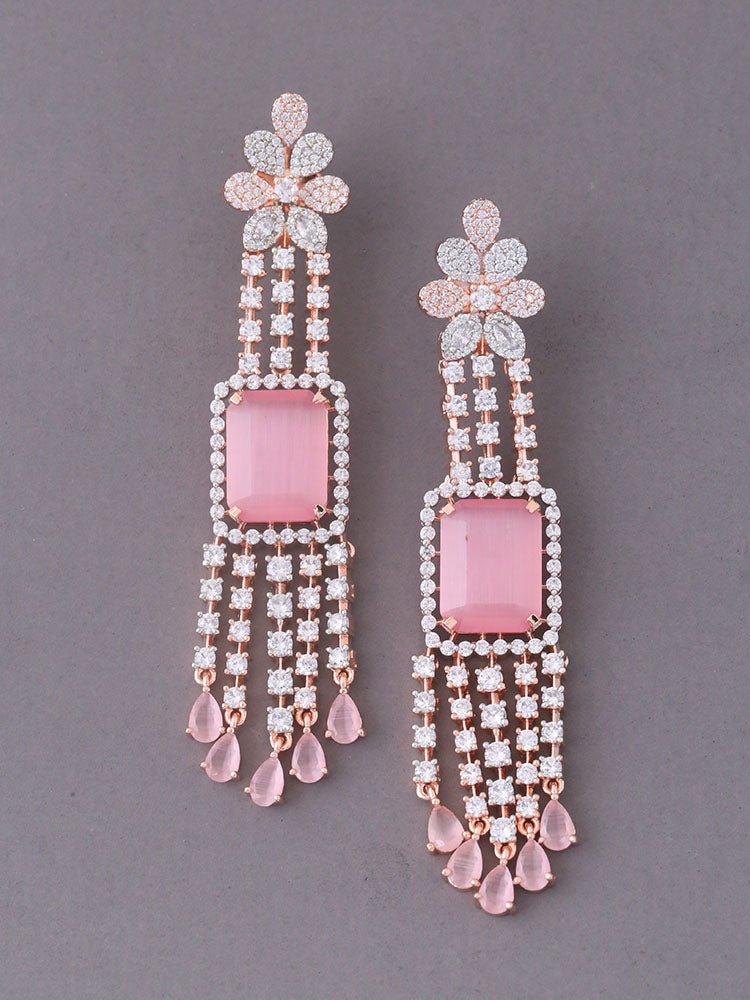 Blush Marine Zirconia Danglers