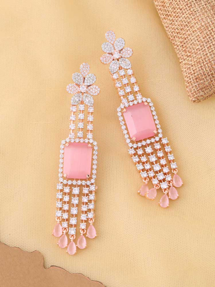 Blush Marine Zirconia Danglers