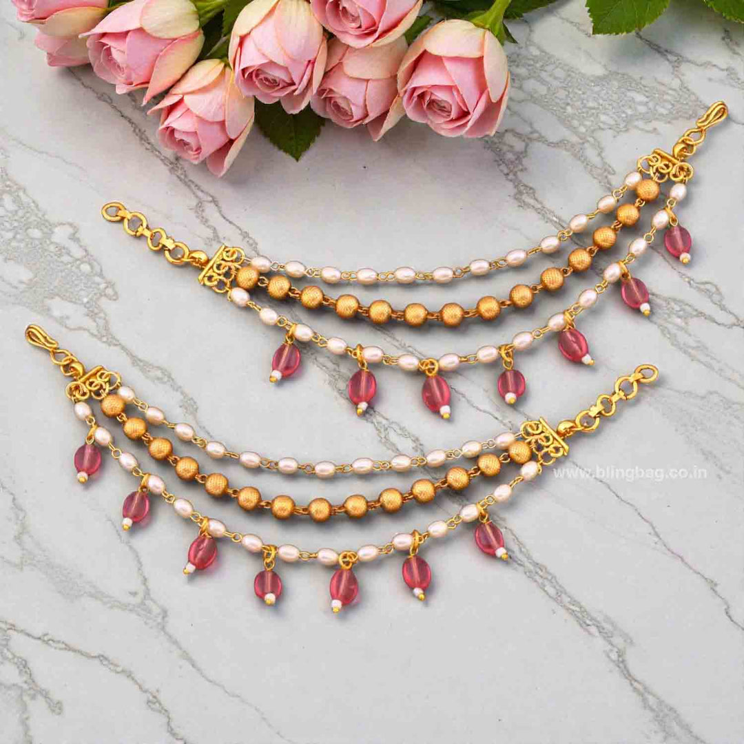 Blush Meekashi Antique Ear Chain