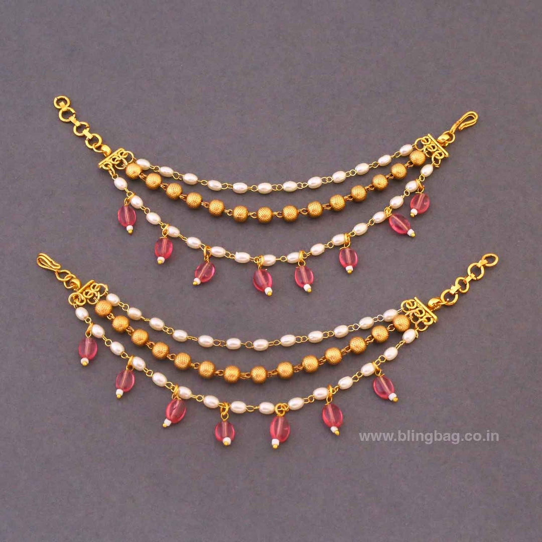 Blush Meekashi Antique Ear Chain