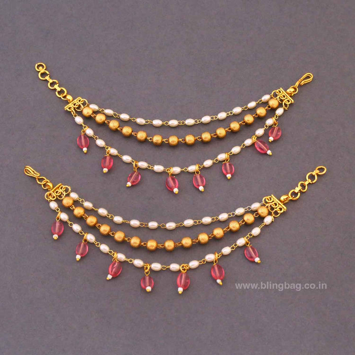 Blush Meekashi Antique Ear Chain