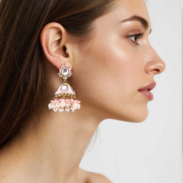 Blush Munira Jhumkis