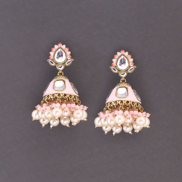 Blush Munira Jhumkis