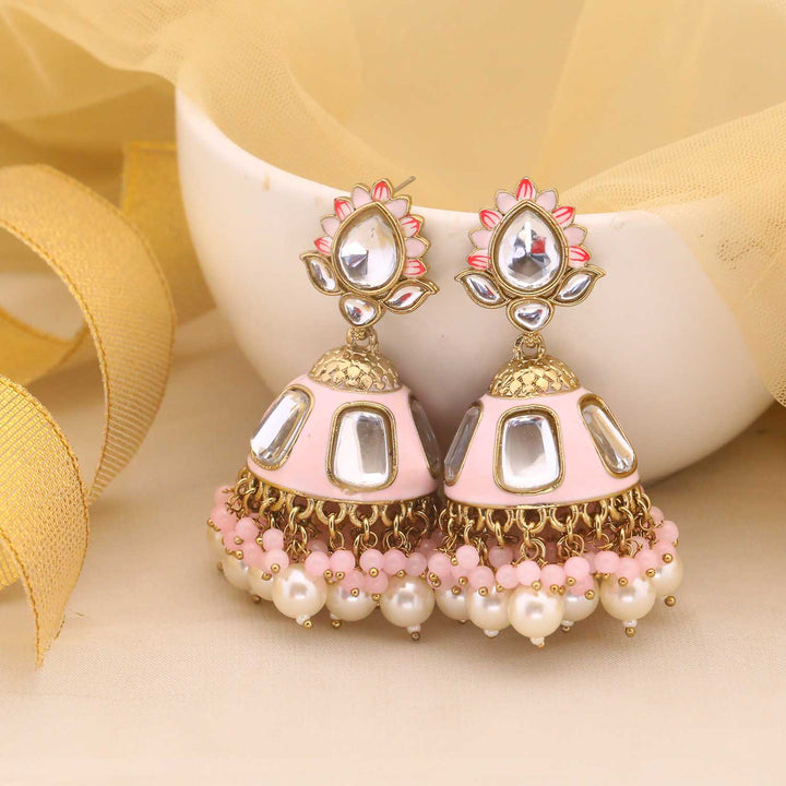 Blush Munira Jhumkis