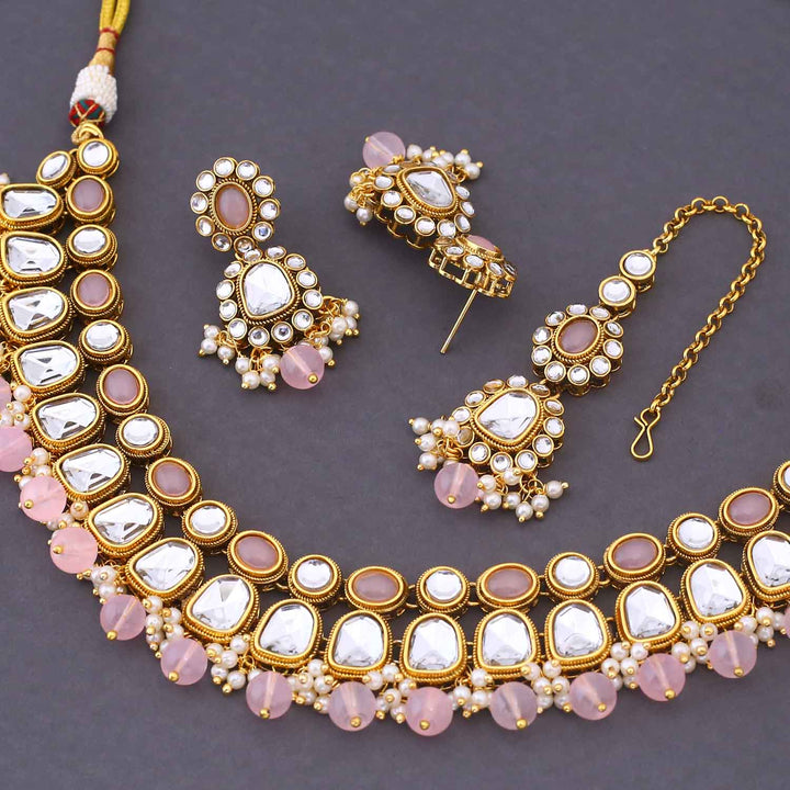 Blush Nagima Kundan Jewellery Set