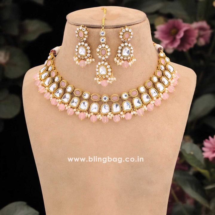 Blush Nagima Kundan Jewellery Set