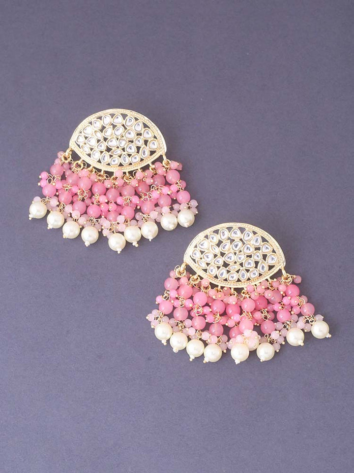 Coral Namniya Satrangi Danglers