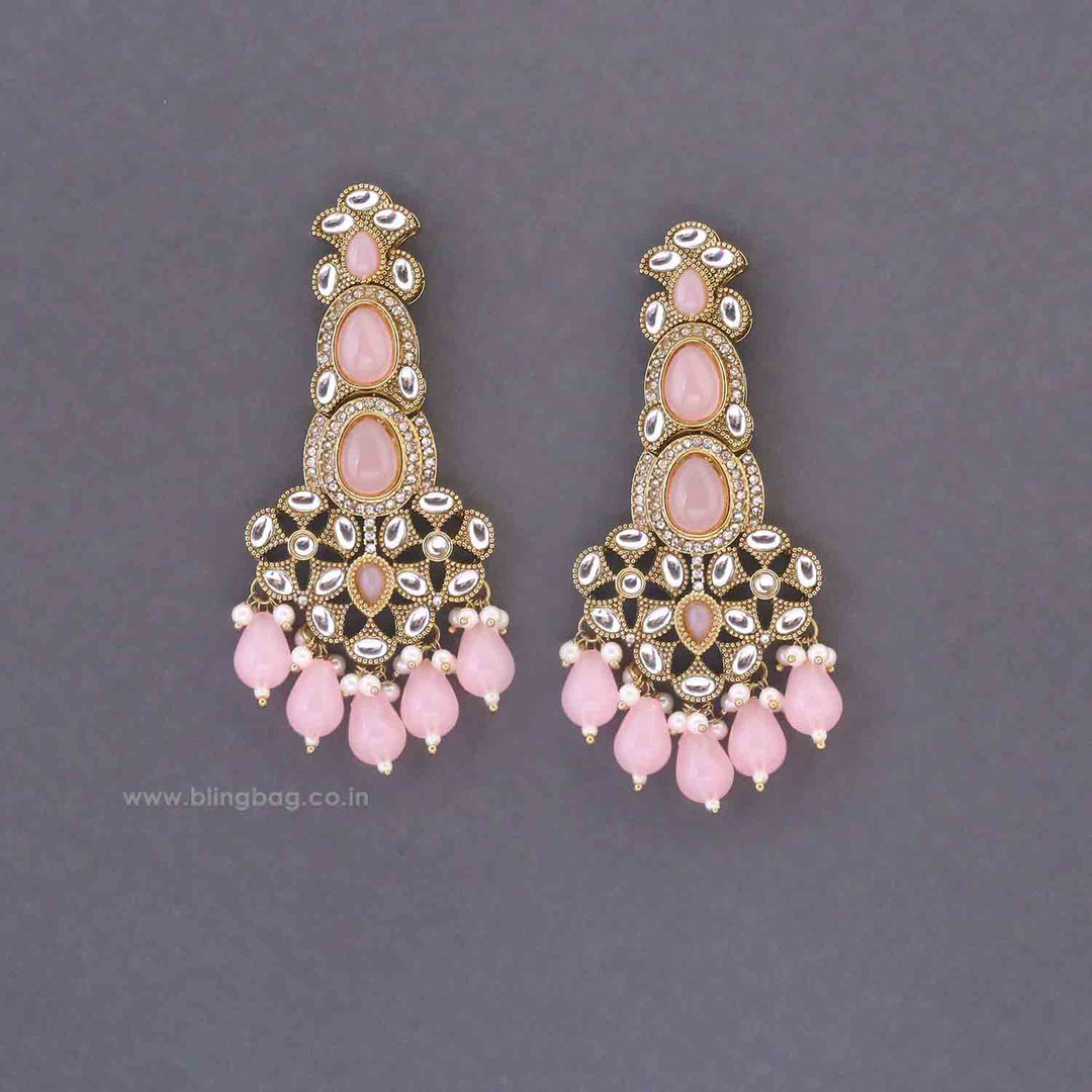 Blush Nira Danglers
