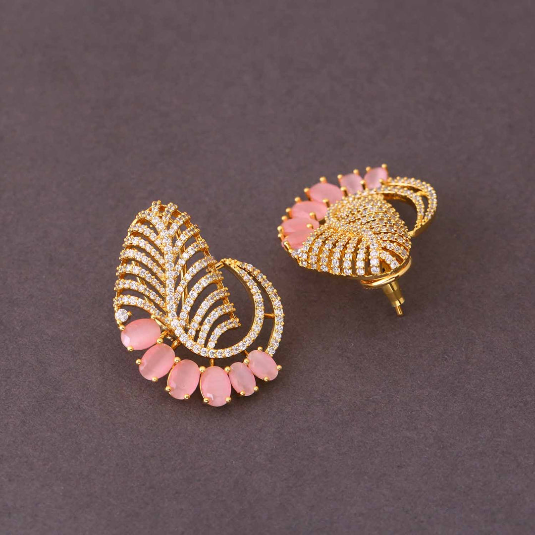 Blush Patrec Zirconia Studs