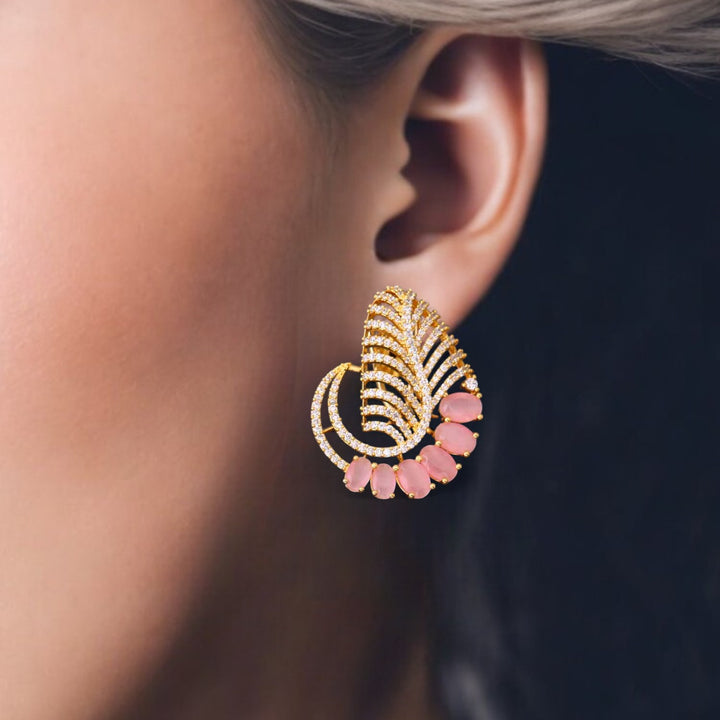 Blush Patrec Zirconia Studs