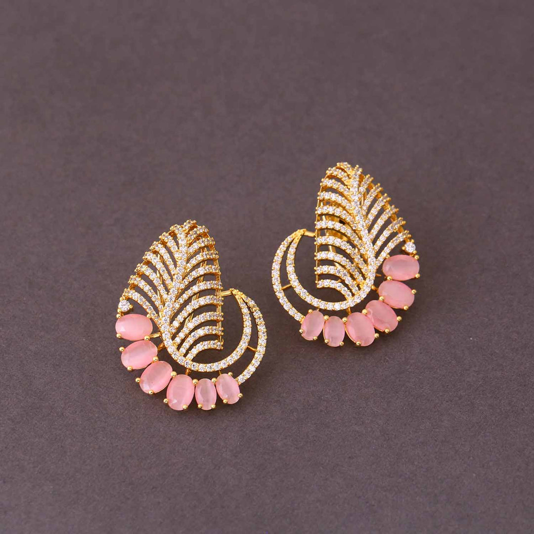 Blush Patrec Zirconia Studs