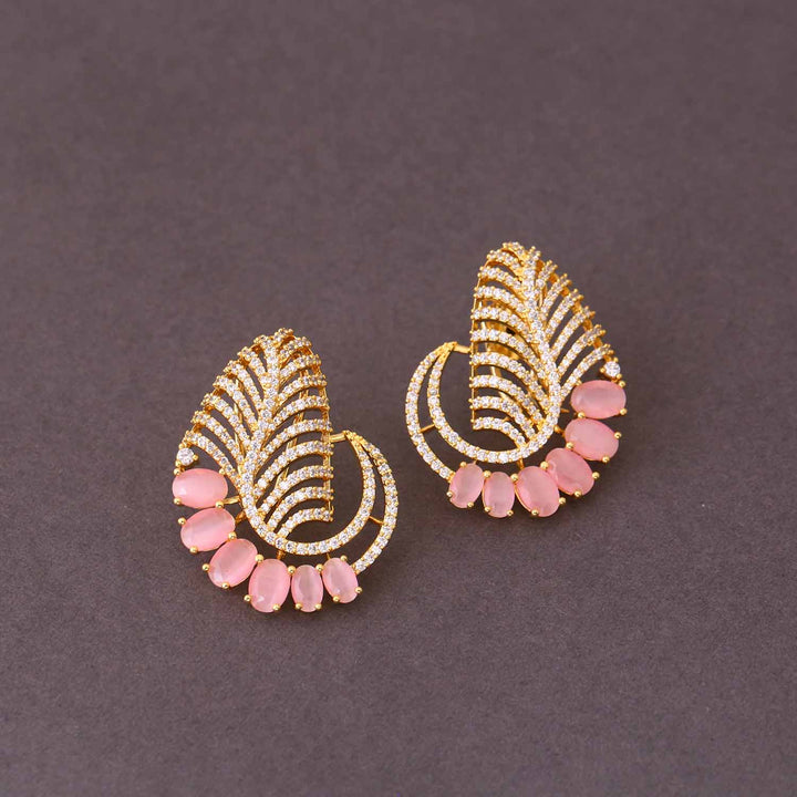 Blush Patrec Zirconia Studs
