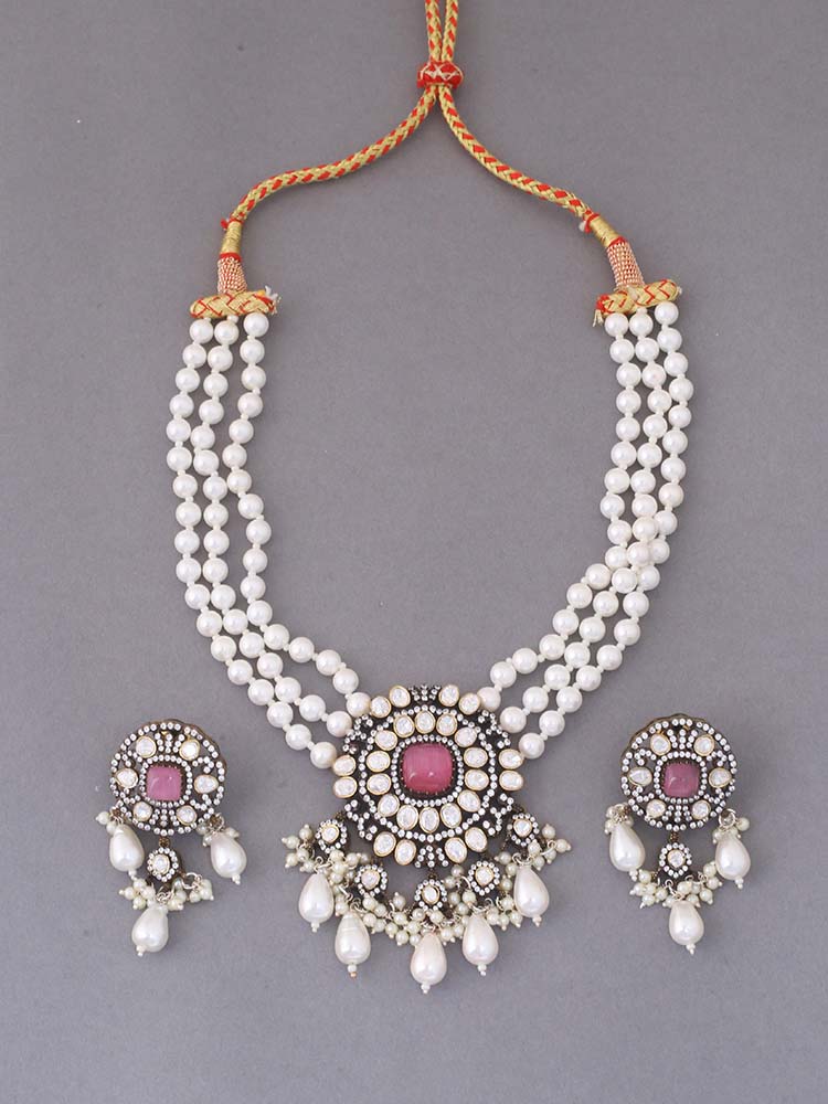 Blush Poppy Jewellery Set