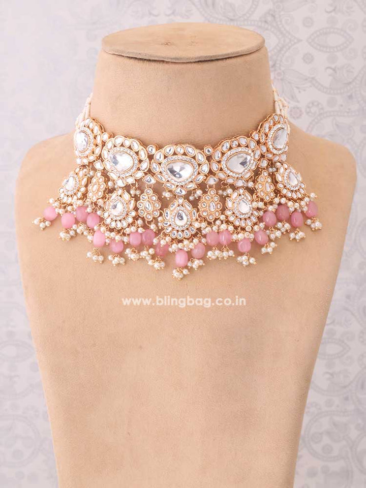Blush Pratibha Kundan Jewellery Set