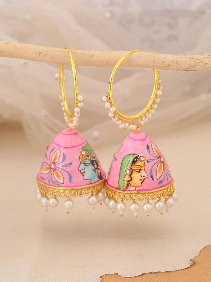 Blush Rashmi Jhumkis