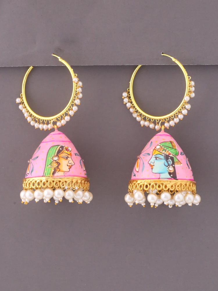 Blush Rashmi Jhumkis