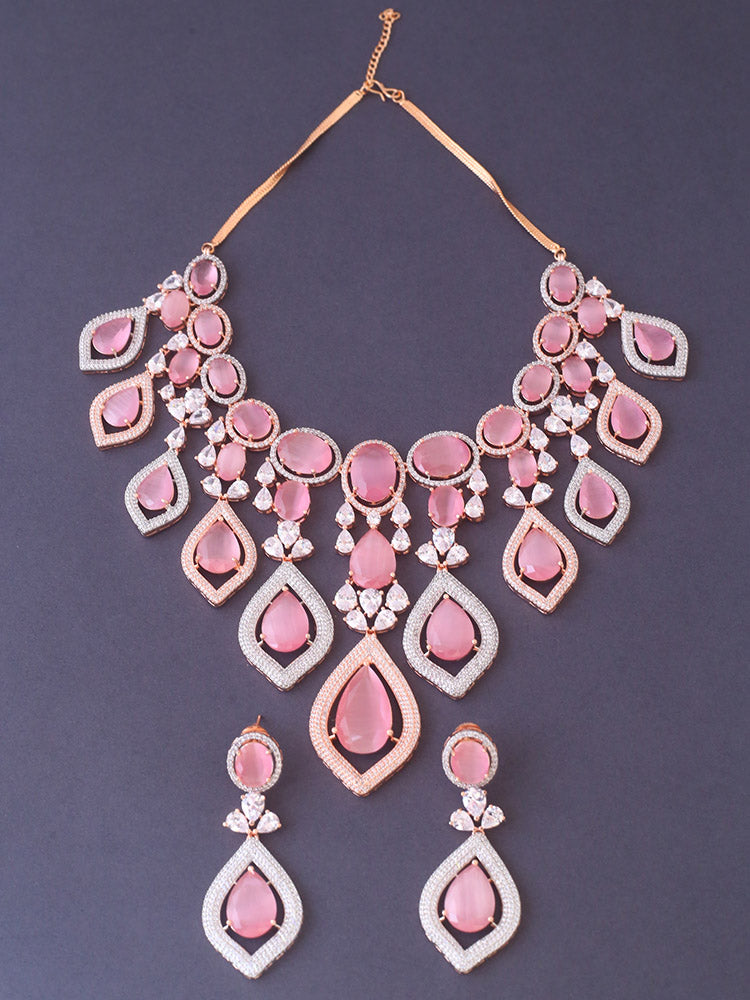 Blush Rohesia Zirconia Jewellery Set