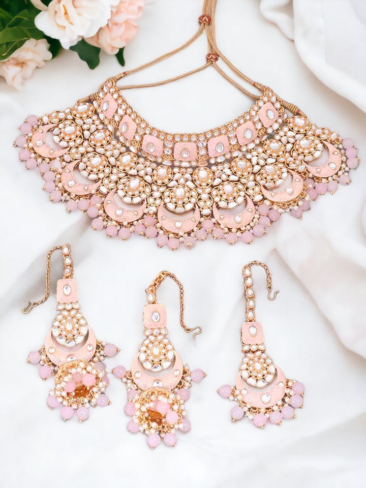 Blush Rohira Kundan Jewellery Set