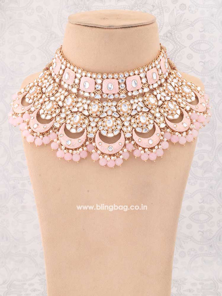Blush Rohira Kundan Jewellery Set