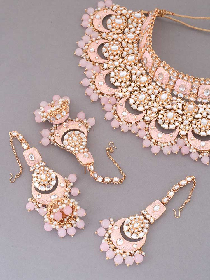 Blush Rohira Kundan Jewellery Set