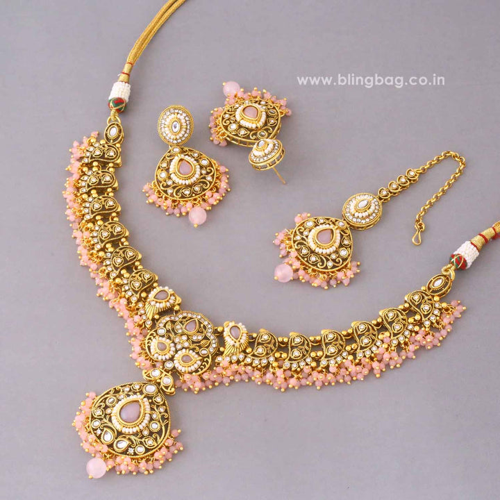 Blush Roshniika Kundan Jewellery Set
