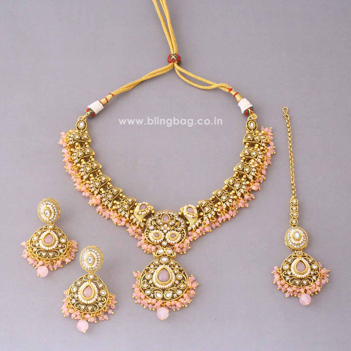 Blush Roshniika Kundan Jewellery Set