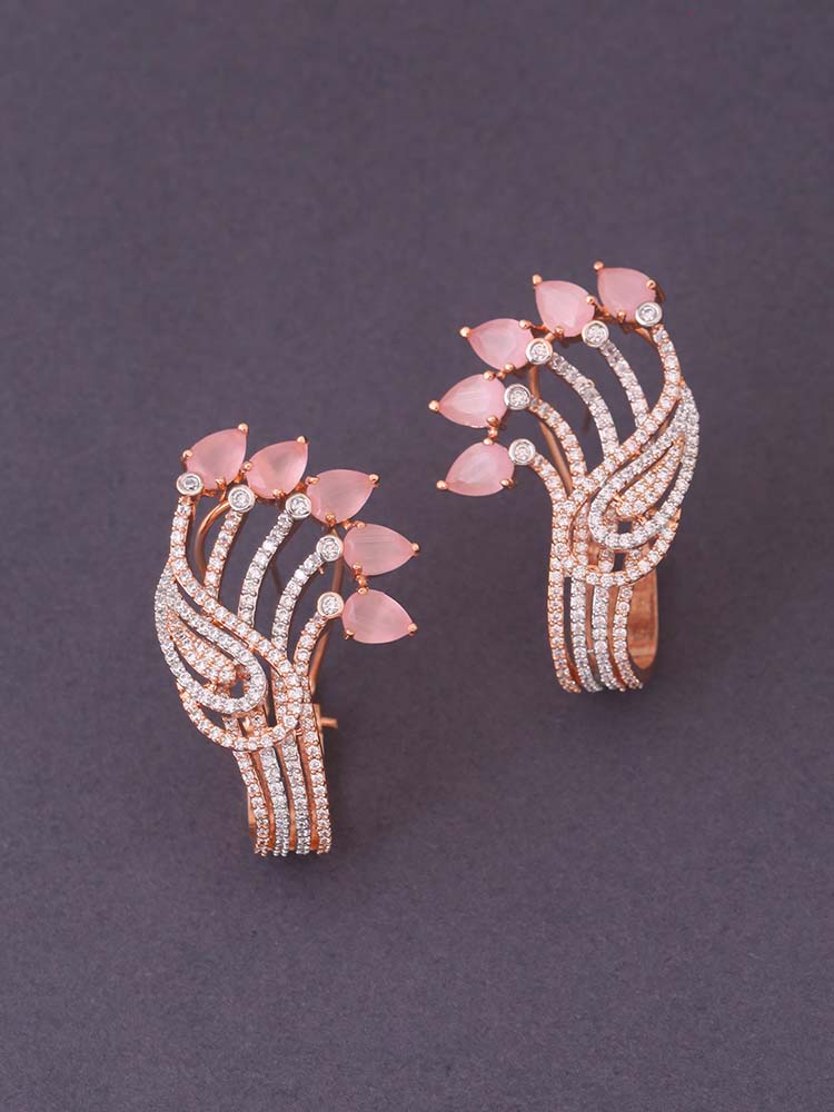 Blush Samira Zirconia Hoops