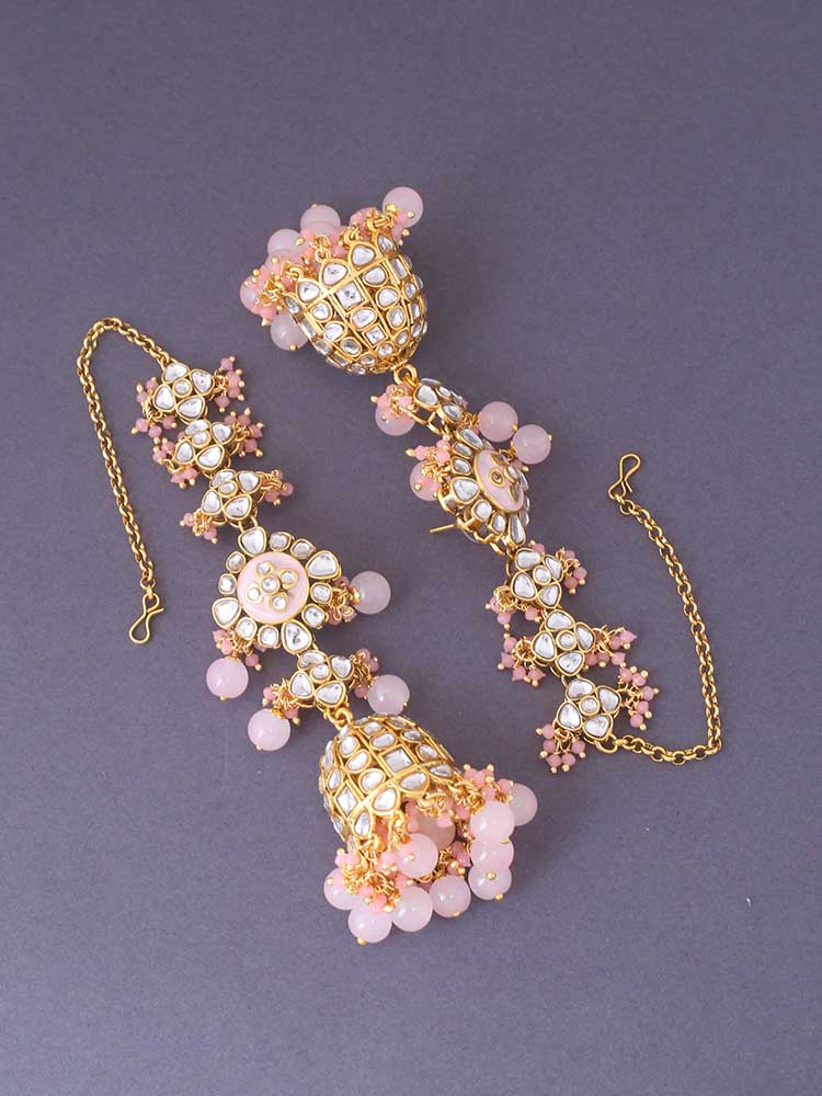 Blush Sanchal Jhumkis