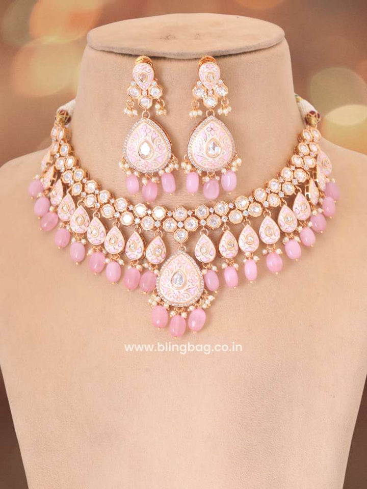 Blush Savitri Meena Jewellery Set