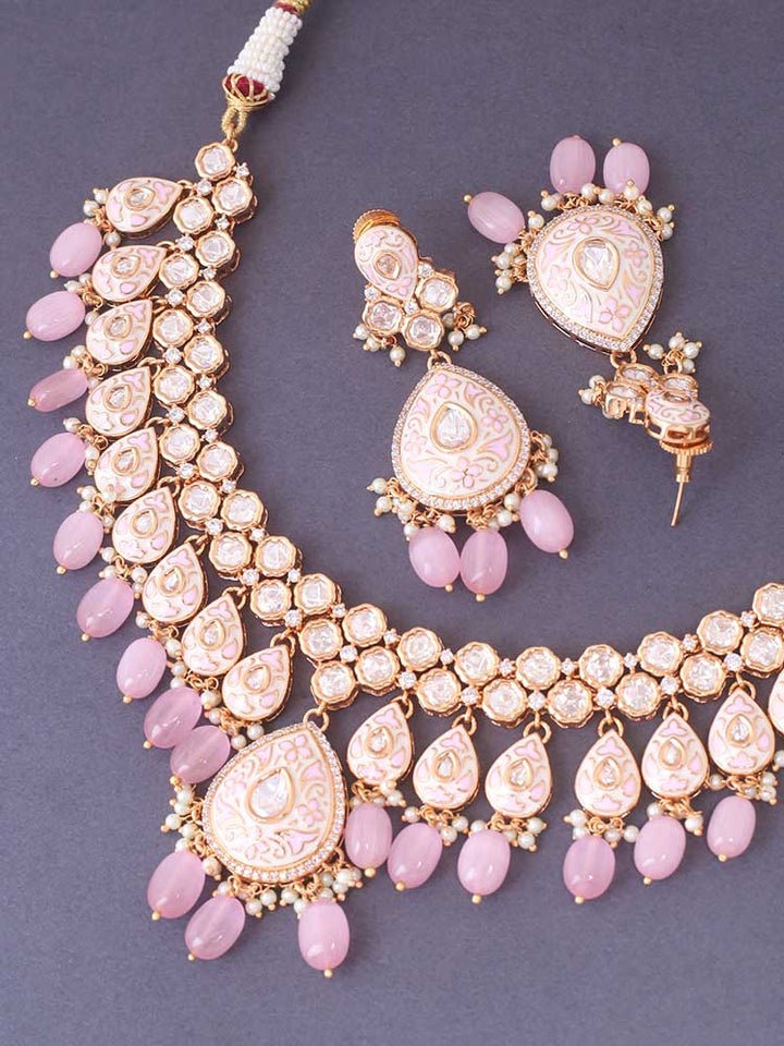 Blush Savitri Meena Jewellery Set