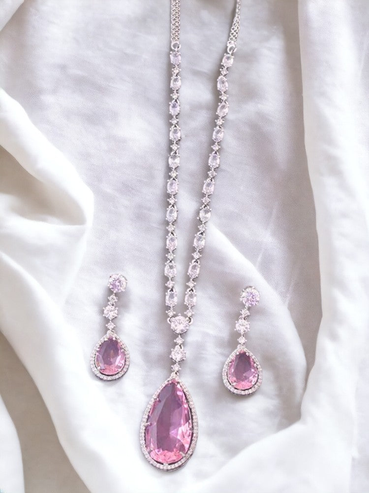 Blush Scarlett Zirconia Jewellery Set