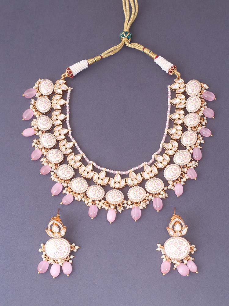 Blush Shatakshi Meena Jewellery Set