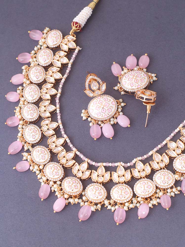 Blush Shatakshi Meena Jewellery Set