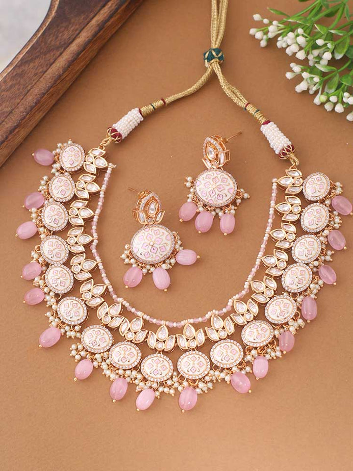 Blush Shatakshi Meena Jewellery Set