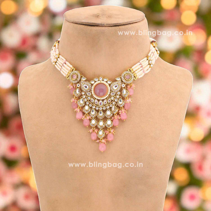 Blush Sheetal Kundan Jewellery Set