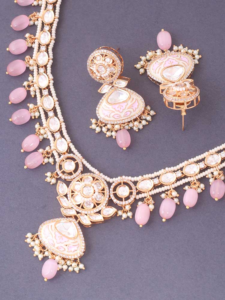 Blush Shivanshika Meena Jewellery Set