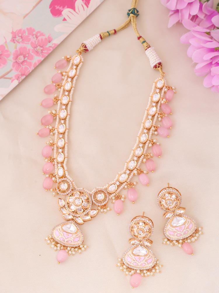 Blush Shivanshika Meena Jewellery Set