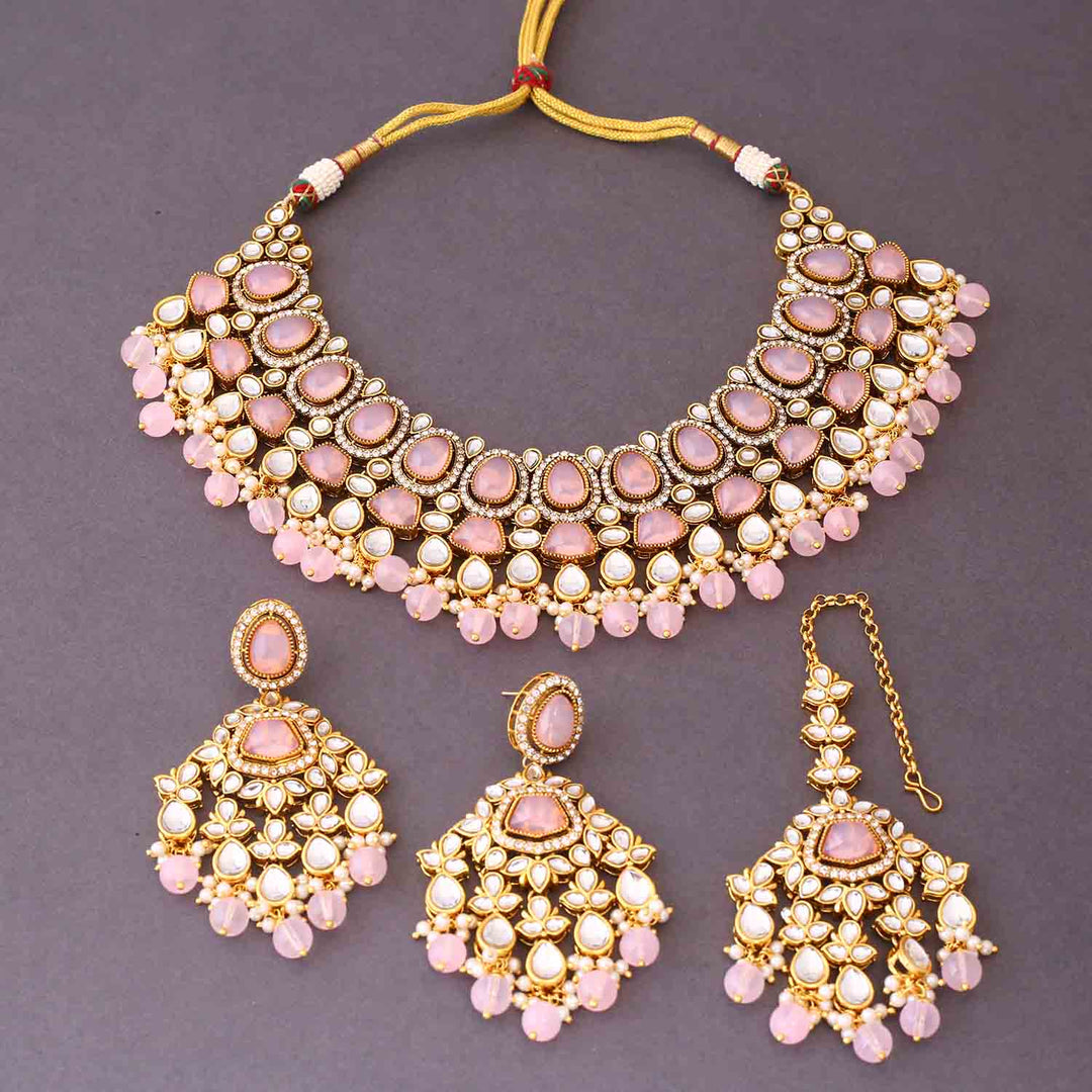 Blush Shushmita Kundan Jewellery Set