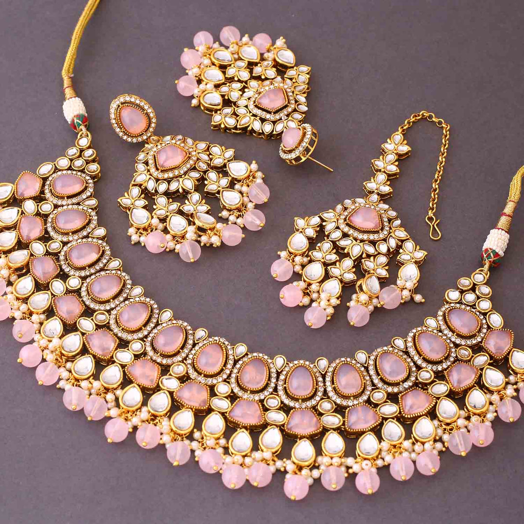 Blush Shushmita Kundan Jewellery Set