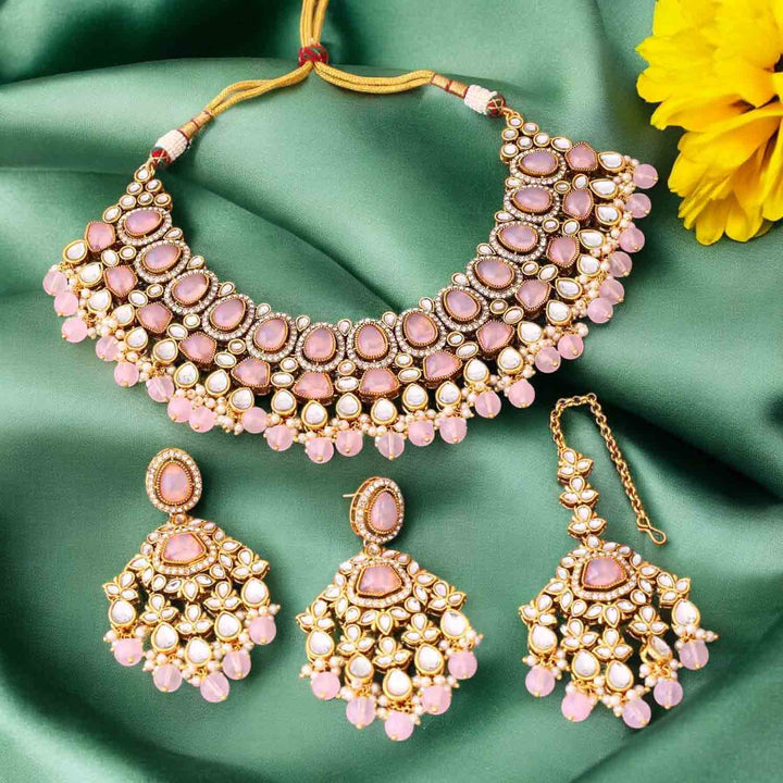 Blush Shushmita Kundan Jewellery Set