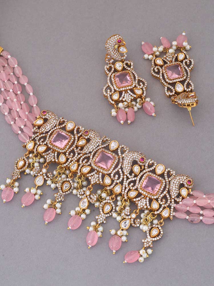 Blush Urmila Zirconia Jewellery Set