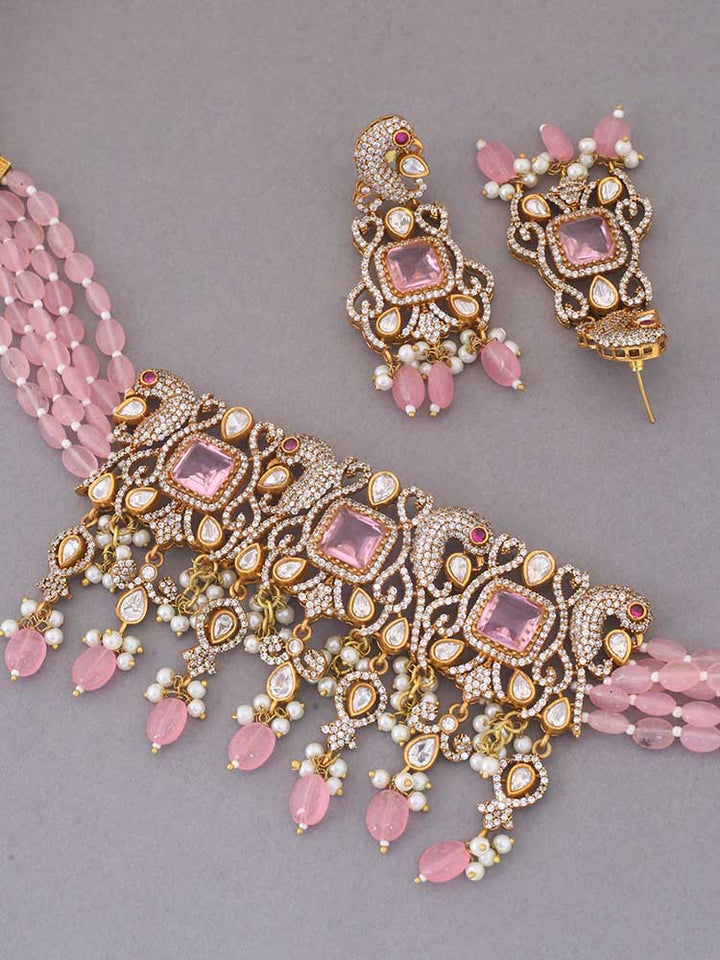Blush Urmila Zirconia Jewellery Set