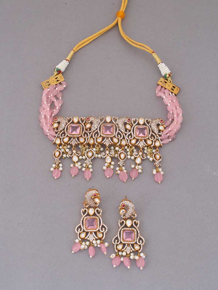 Blush Urmila Zirconia Jewellery Set